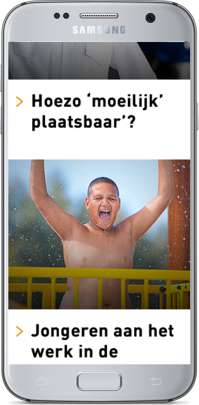 Mobiel met Site